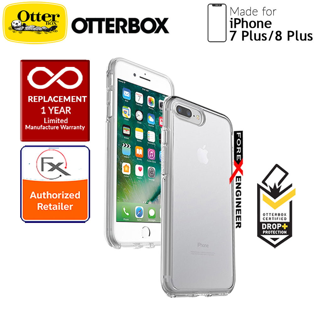 OtterBox Symmetry Clear Series for iPhone 8 Plus - 7 Plus - Clear