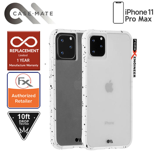 Case-Mate Tough Speckled for iPhone 11 Pro Max - White