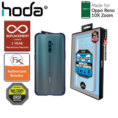 Hoda Rough Military Case for  OPPO Reno 10X Zoom - Military Drop Protection - Dark Blue - Forexengineer-malaysia
