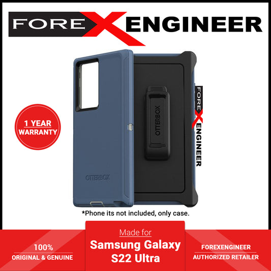 Otterbox Defender Series Case for Samsung Galaxy S22 Ultra - Fort Blue (Barcode: 840104295236 )