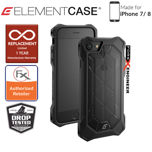Element Case - Rev (7-8) - Black (Compatible with iPhone SE 2nd Gen 2020) (640947793100)