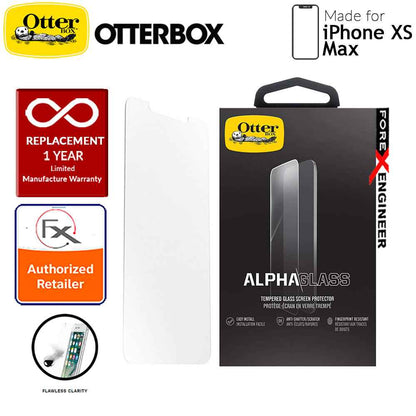 OtterBox Alpha Glass Screen Protector for iPhone Xs Max - Tempered Glass with Resists Scratches and Shattering - Clear - Forexengineer-malaysia