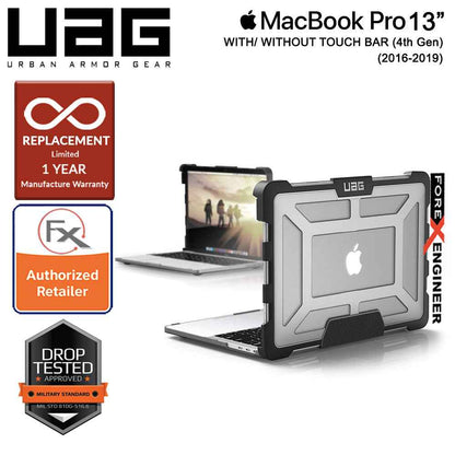 UAG Plasma for Macbook Pro 13 inch - 4th Gen (2016 - 2019) with - without Touch Bar - Ice color - Forexengineer-malaysia