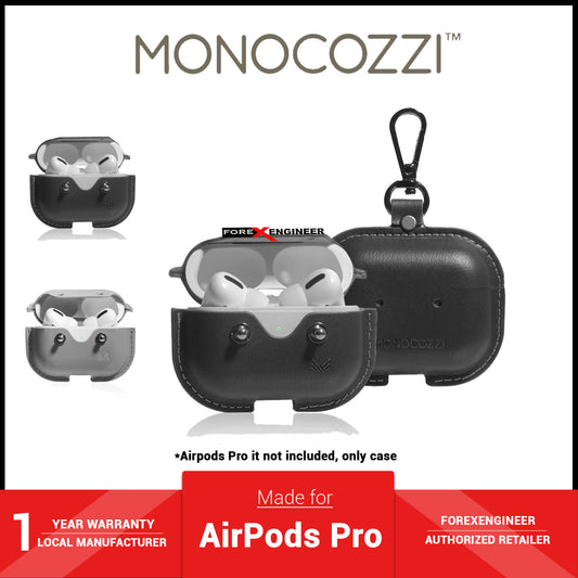 Monocozzi Exquisite for AirPods Pro - Genuine Leather Case  - Black ( Barcode : 4895199105904 )