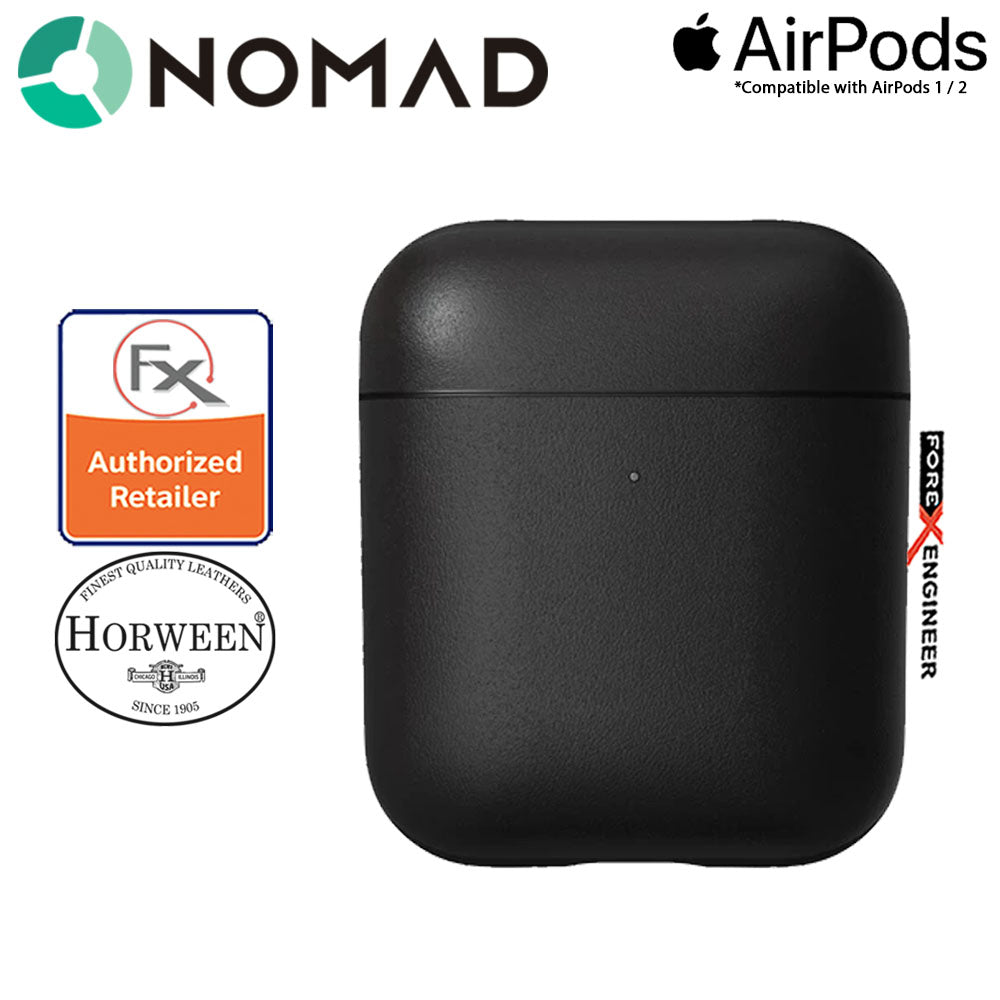 Nomad Rugged Case for AirPods and AirPods with Wireless Charging Case ( Airpods 1 & 2 Compatible ) - Black color