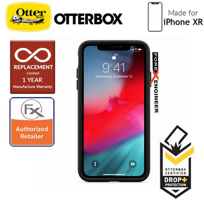 OTTER + POP Symmetry for iPhone XR - Slim Protective Case with PopSockets - Black - Forexengineer-malaysia