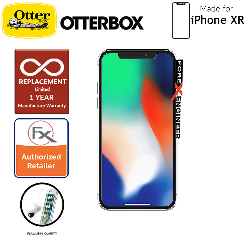 OtterBox Alpha Glass Screen Protector for iPhone XR  - Tempered Glass with Resists Scratches and Shattering - Clear