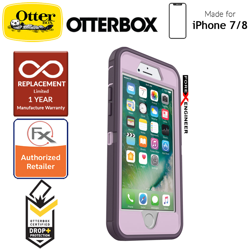 Otterbox Defender Series for iPhone 8 - 7 - Purple Nebula (Compatible with iPhone SE 2nd Gen 2020) (660543424963)