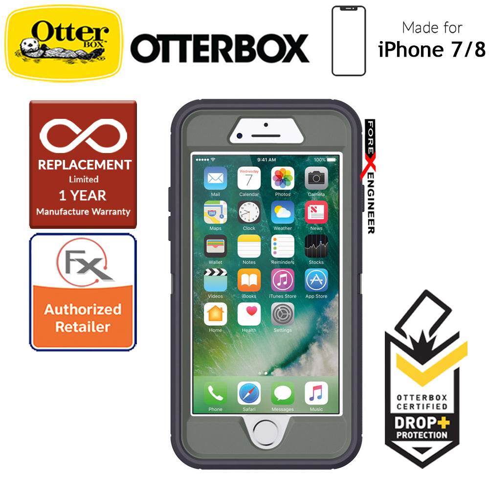 Otterbox Defender Series for iPhone 8 - 7 - Stormy Peaks (Compatible with iPhone SE 2nd Gen 2020) (660543424956)