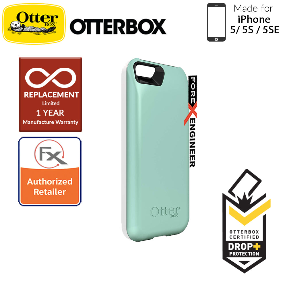 OtterBox Resurgence Powercase for iPhone SE - 5S - 5 - Build-in 2,000mAh battery & military grade drop protection- Teal Shimmer