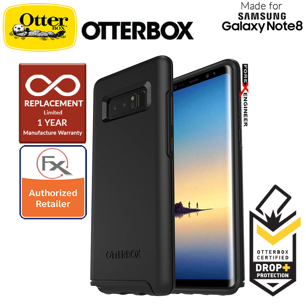 OtterBox Symmetry Series for Samsung Galaxy Note 8 - Black
