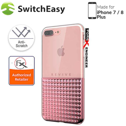 SwitchEasy Revive for iPhone 7 - 8 Plus - Luxe Diamond Cut Design - Rose Gold - Forexengineer-malaysia