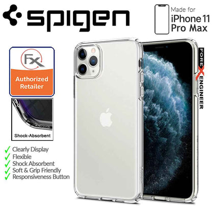 Spigen Liquid Crystal for iPhone 11 Pro Max - Clear - Forexengineer-malaysia