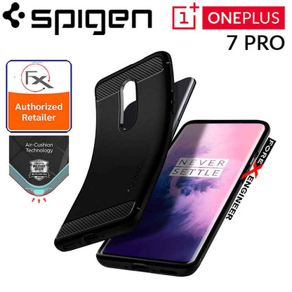 Spigen Rugged Armor for OnePlus 7 Pro - Black - Forexengineer-malaysia