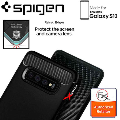 Spigen Rugged Armor for Samsung Galaxy S10 - Matte Black - Forexengineer-malaysia