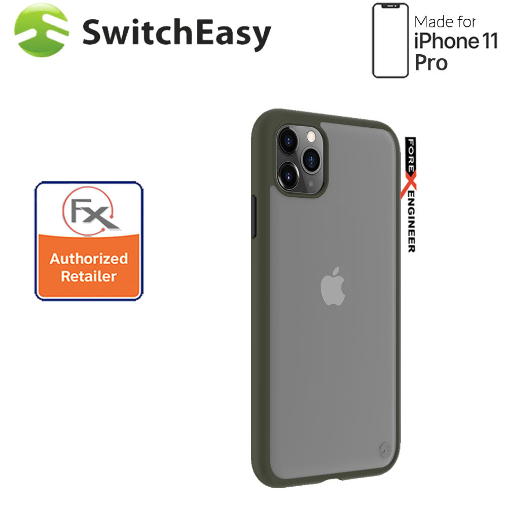 [RACKV2_CLEARANCE] SwitchEasy Aero for iPhone 11 Pro (Army Green)
