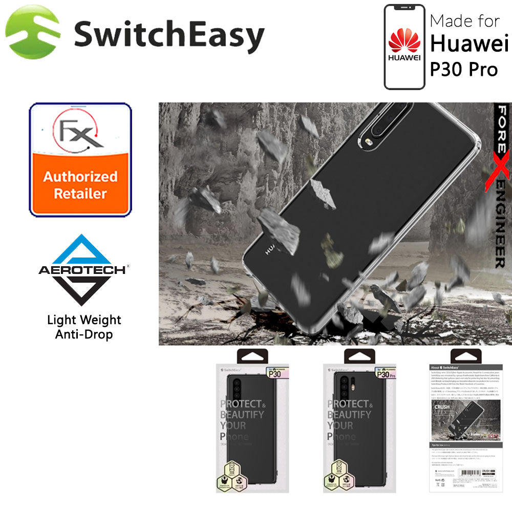 [RACKV2_CLEARANCE] SwitchEasy Crush for Huawei P30 Pro - Drop Tested Protection Case - Ultra Clear
