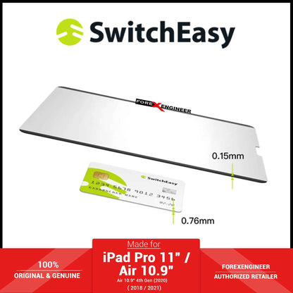 Switcheasy SwitchPaper Paperlike for iPad Pro 11" - Air 10.9" ( 2022 - 2018 ) M1 Chip 2 in 1  Magnetic Paper Feel + HD Film Screen Protector ( Barcode: 4895241102349 )
