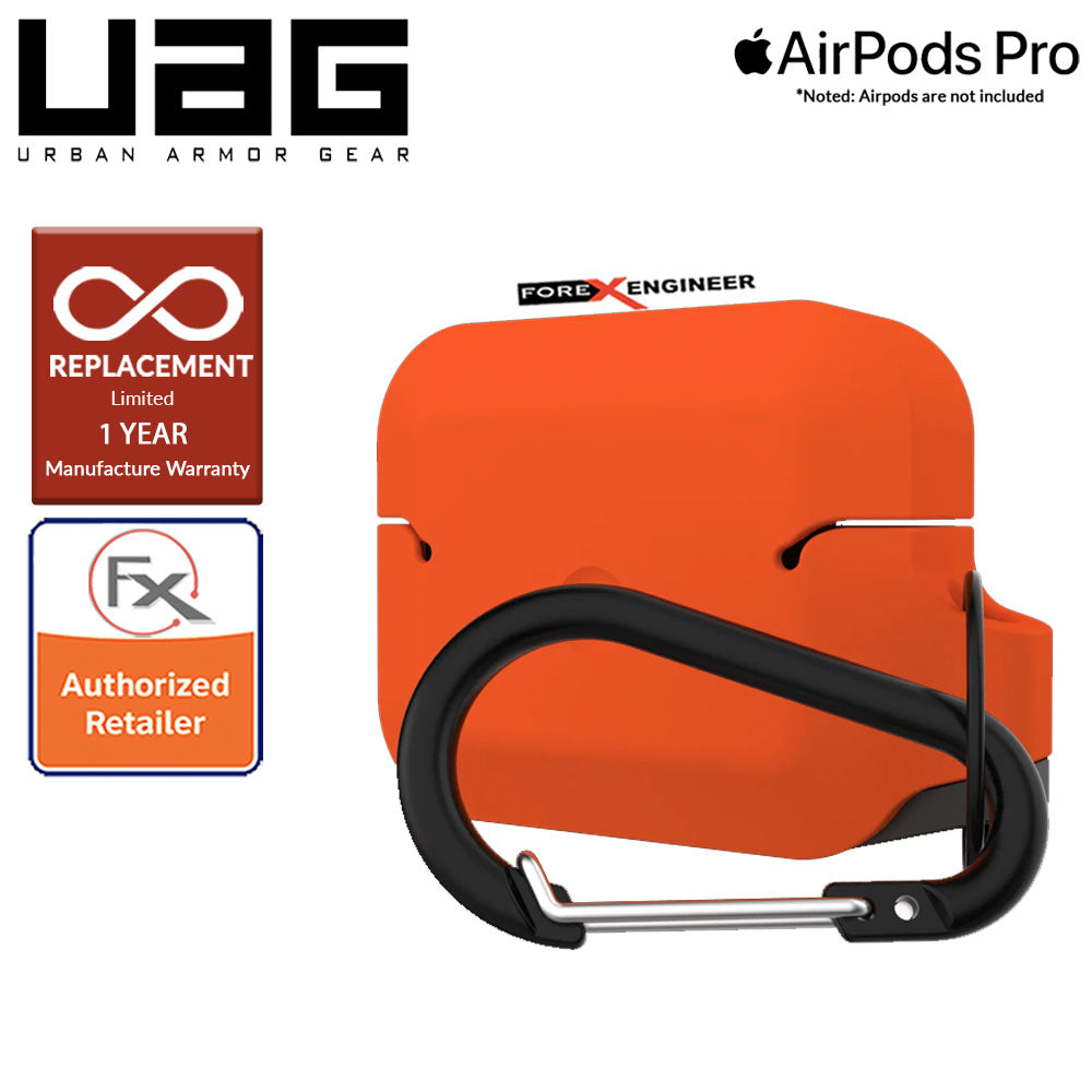 UAG AirPods Pro Silicone Case - Orange - Black Color