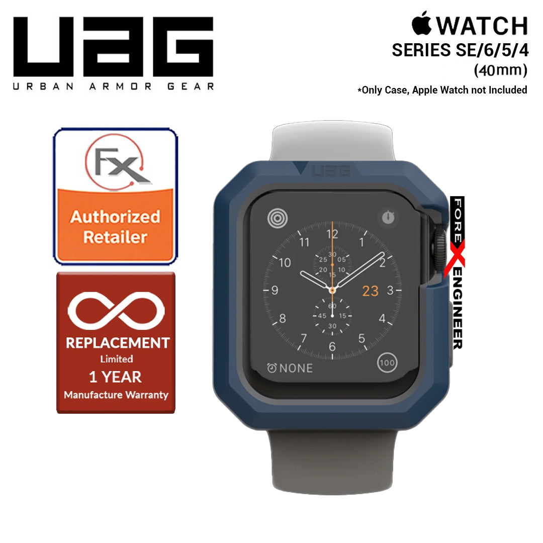 UAG Civilian Watch Case for Apple Watch Series Series SE - 6 - 5 - 4 ( 40mm ) - Mallard - Silver ( Barcode : 812451039757 )