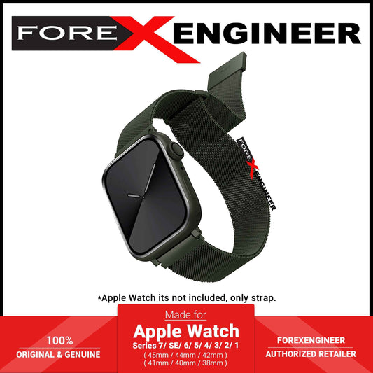 UNIQ Dante for Apple Watch Series 7 - SE - 6 - 5 - 4 - 3 - 2 - 1 ( 45mm - 44mm - 42mm ) - Green (Barcode: 8886463679203 )