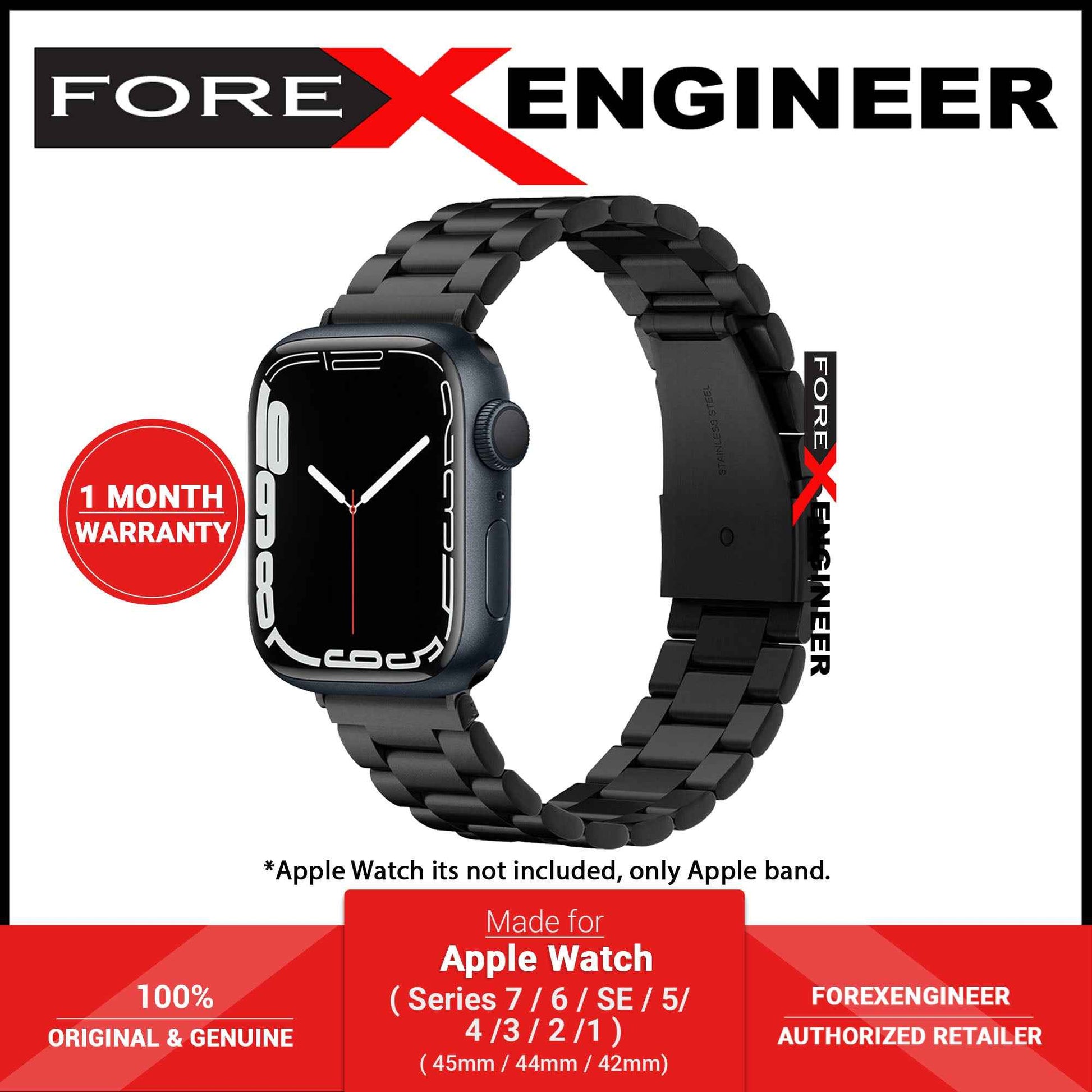 Spigen Modern Fit Watch Band for Apple Watch Series 7 - 6 - SE - 5 - 4 - 3 - 2 ( 45 - 44 - 42mm )- Black