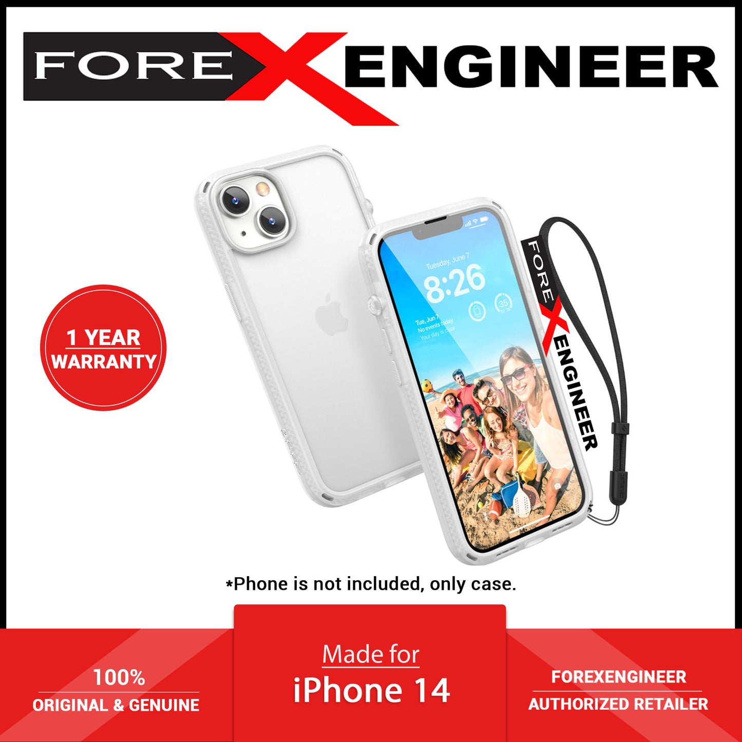 Catalyst Influence for iPhone 14 - Clear (Barcode: 840625112753 )
