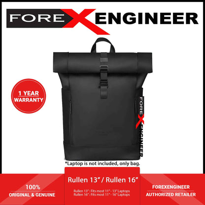 Gaston Luga Rullen 16'' Backpack ( Fits most 11" - 16" Laptops ) Black (Barcode: 7350006915451 )