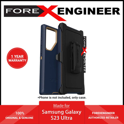 Otterbox Defender for Samsung Galaxy S23 Ultra - Blue Suede Shoes (Barcode: 840304712427 )