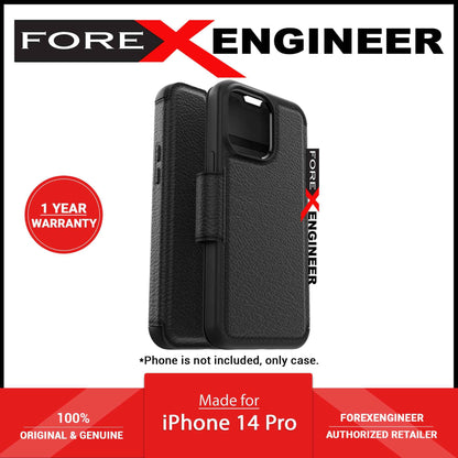 Otterbox Strada Folio for iPhone 14 Pro - Shadow Black (Barcode: 840262381789 )