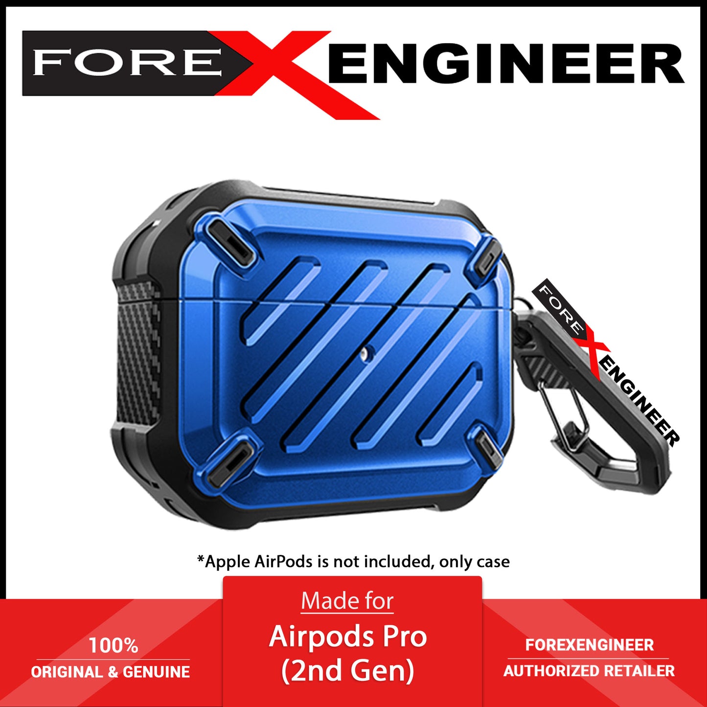 Supcase Unicorn Beetle Pro for AirPods Pro - AirPods Pro 2 ( 2019 - 2022 ) - Blue