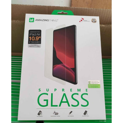 AMAZINGthing SUPREME Glass for i-Pad Pro 10.9" ( 5th Gen 2022 - 4th Gen 2020 ) 0.33mm - Ultra Clear (Barcode: 4892878061568 )
