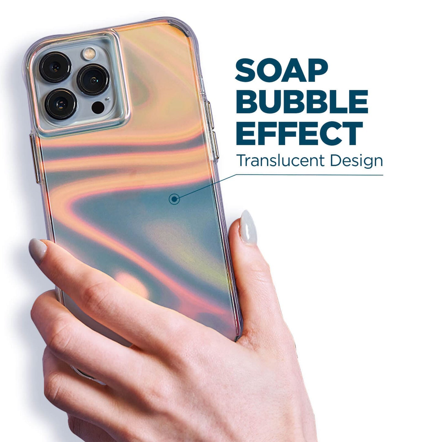 Case Mate Soap Bubble for iPhone 14 Pro Max - Iridescent (Barcode: 840171722109 )