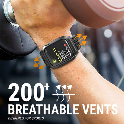 Catalyst Active Defense Case for Apple Watch Series 7 ( 45mm ) - with intergrade bands - Stealth Black (Barcode: 840625112432 )