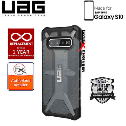 UAG Plasma for Samsung Galaxy S10 - Feather-Light Military Drop Tested - Ash - Forexengineer-malaysia
