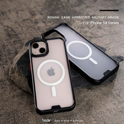 Hoda ROUGH Case Military Standard for iPhone 13 Pro Max 6.7" 5G - Magsafe Compatible - Black (Barcode: 4711103542767 )