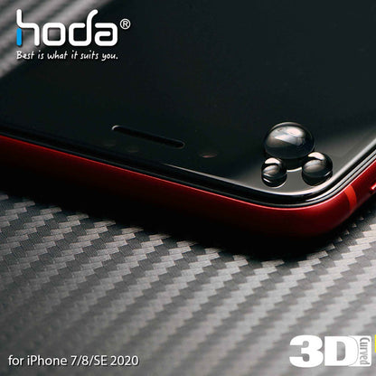 Hoda Tempered Glass Full Coverage for iPhone SE ( 2022 - 2020 ) compatible with iPhone 7 - 8 - 2.5D 0.33mm - Clear (Barcode: 4713381516942 )