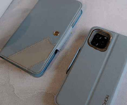 Monocozzi Lucid Folio Wallet for iPhone 11 Pro - with Detachable Back - Blue (Barcode: 4895199105515)