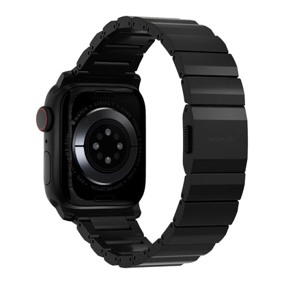 Nomad Titanium Band for Apple Watch all Series use 49mm / 46mm / 45mm / 44mm / 42mm ) - Black - Forexengineer -Malaysia- 856500018133