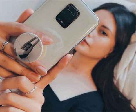 PopSockets Swappable PopGrip - Poignée de doigt/béquille pour téléphone PopSockets Swappable PopGrip - Poignée de doigt/béquille pour téléphone