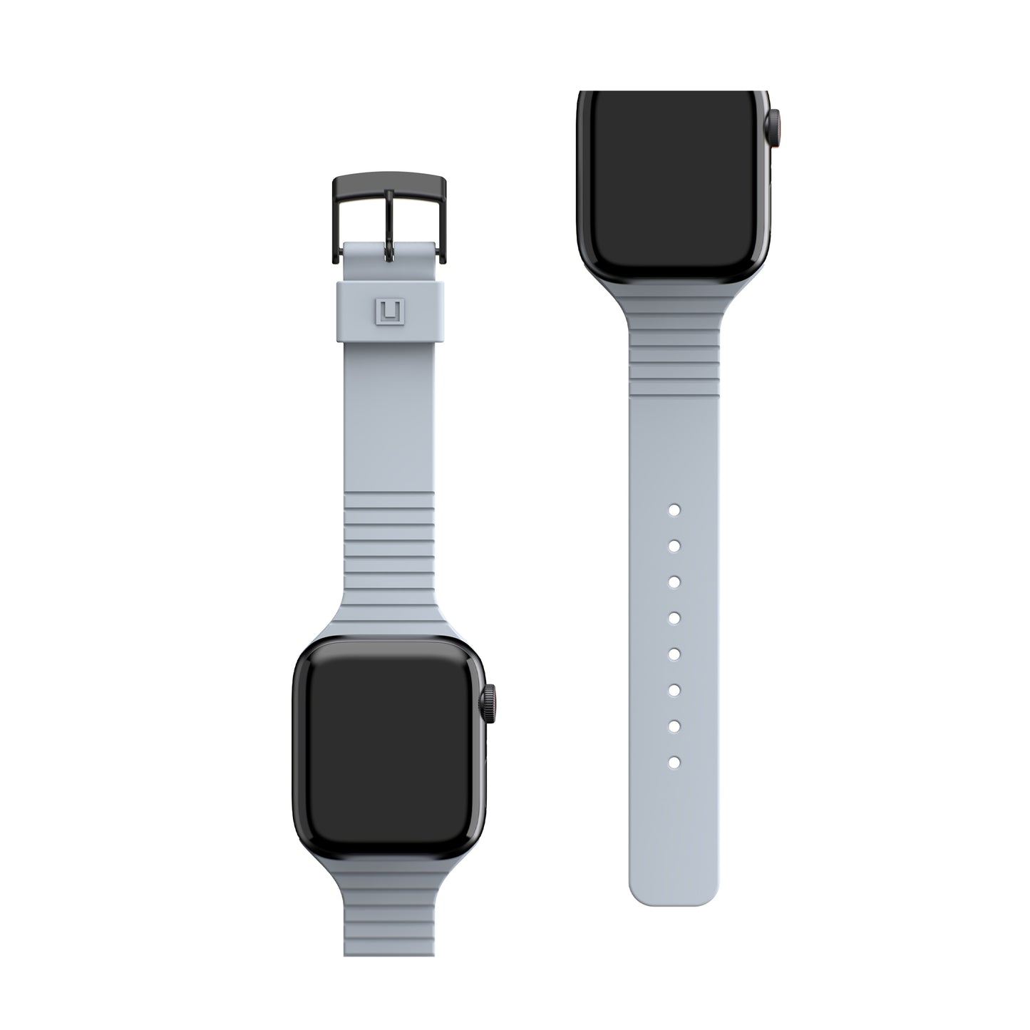 [RACKV2_CLEARANCE] UAG [U] Aurora Watch Band for Apple Watch Series 7 - SE - 6 - 5 - 4 - 3 - 2 - 1 ( 45mm - 42mm - 44mm ) - Soft Blue (Barcode: 810070360986 )