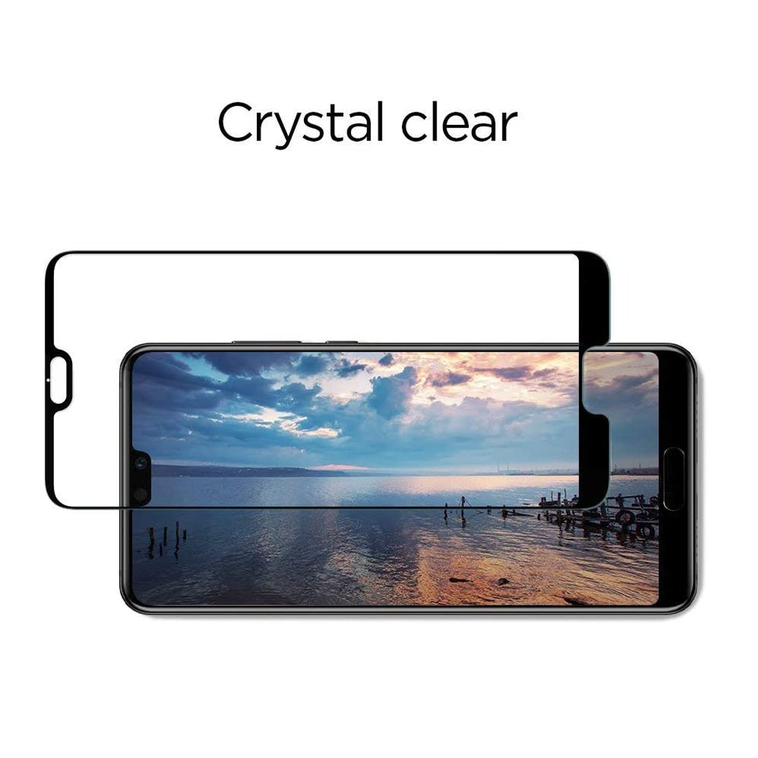 Spigen GlASt R Slim Premium Tempered Glass Screen Protector for Huawei P20 - Clear ( Barcode : 8809565307348 )