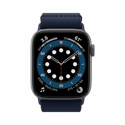 Spigen Lite Fit Watch Band for Apple Watch Series 7 - SE - 6 - 5 - 4 - 3 - 2 ( 45 - 44 - 42mm ) - Navy Blue (Barcode: 8809756641541 ) - Forexengineer -Malaysia- 8809756641541