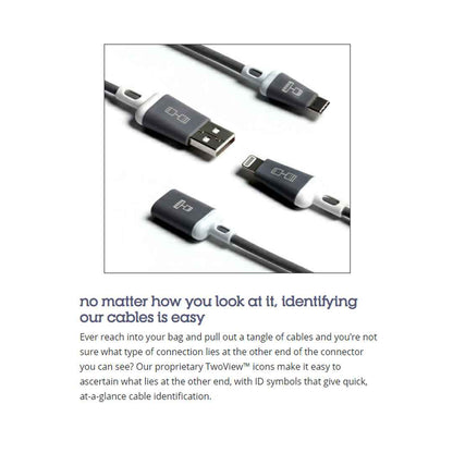 STM Able USB-A to Lightning Cable (1m) - Fast Charging and Data Transfer 2.4A ( Barcode : 765951762635 )