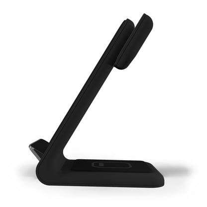 STM ChargeTree Swing 3 in 1 Wireless Charging Station - for iPhone , Apple Watch , and Airpods - Black (Barcode: 810046111222 ) - Forexengineer-malaysia