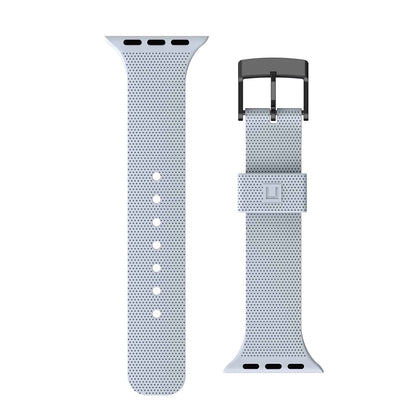 UAG [U] Dot Silicone Strap for Apple Watch Series 7 - SE - 6 - 5 - 4 - 3 - 2 - 1 ( 45mm - 42mm - 44mm ) - Soft Blue ( Barcode : 810070360535 )