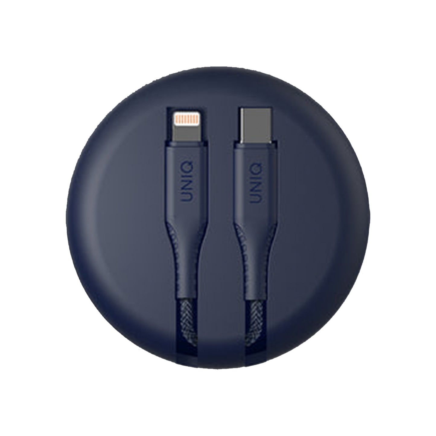 Uniq Halo Smart Cable Organiser ( USB-C to Lightning ) - Blue (Barcode: 8886463666005 )