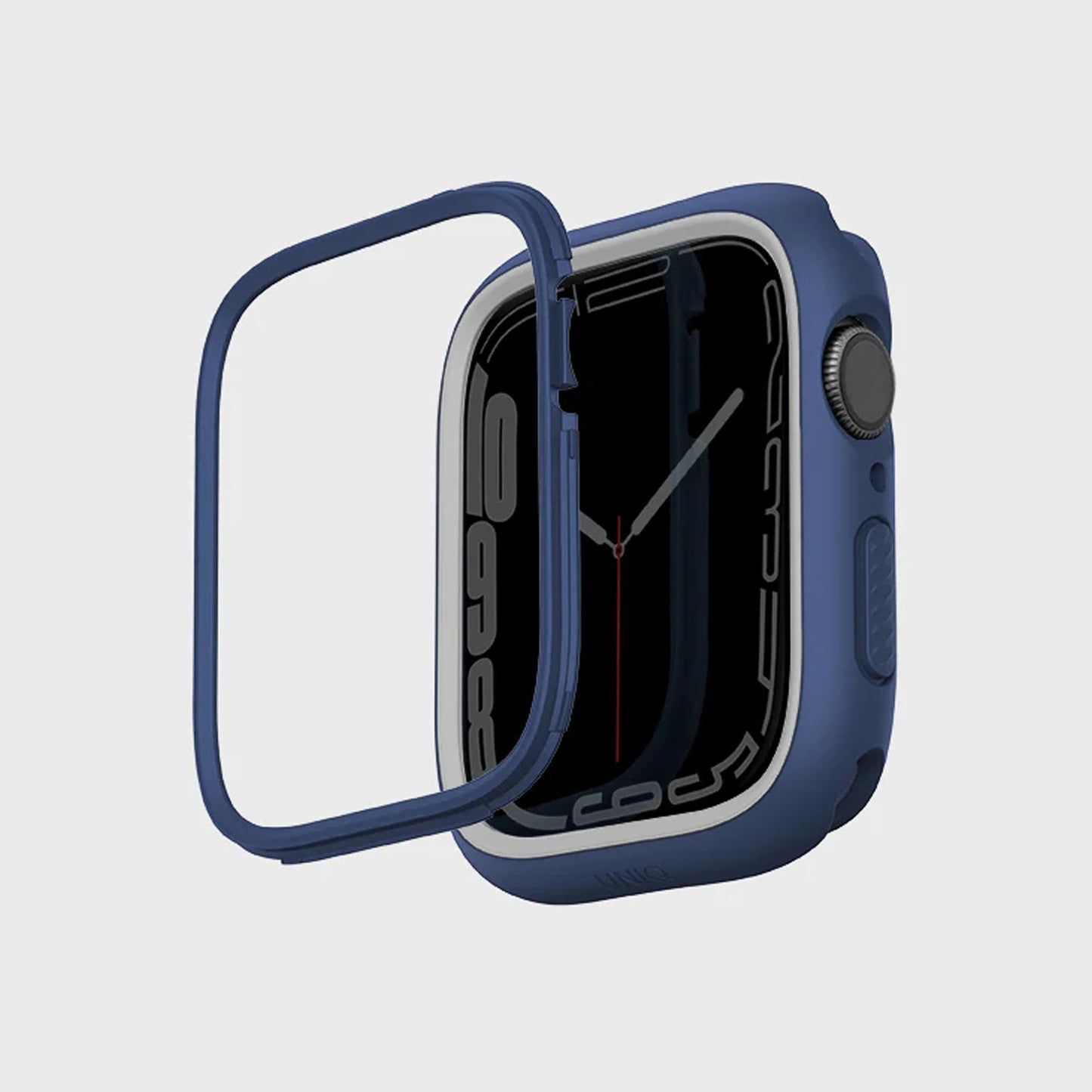 Uniq Moduo Case for Apple Watch ( 45mm - 44mm ) Series 8 - SE2 - 7 - 6 - SE - 5 - 4 - Marine (Blue-Grey)(Barcode: 8886463680988 )