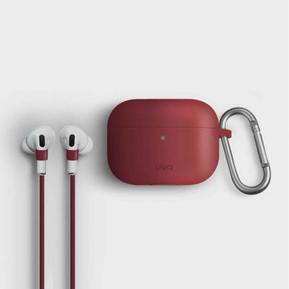 UNIQ Vencer for Airpods Pro - Active Silicone with Carabiner and Strap - Blue (Barcode: 8886463672891 )