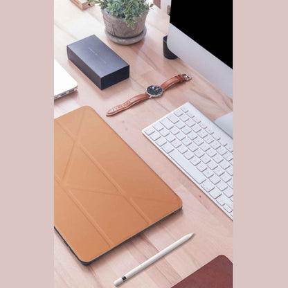 [RACKV2_CLEARANCE] VIVA MADRID Elegante for iPad Pro 11" - Air 10.9" ( 2022 - 2018 ) M1 Chip - Microfibre with Antimicrobial - Brown (Barcode: 8886461238105 )